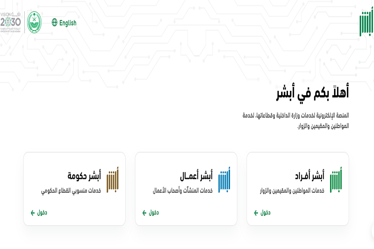  تسديد مخالفات المرور عن طريق أبشر