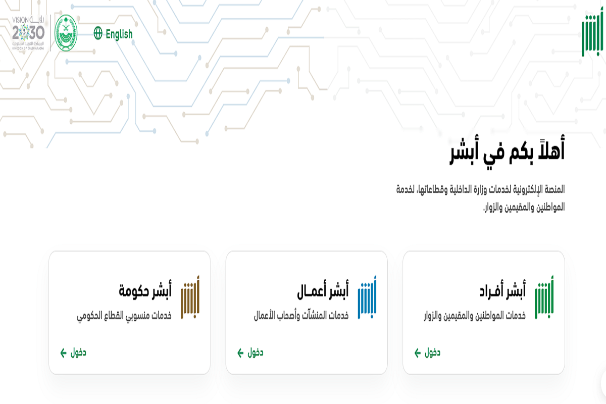 الاستعلام عن المخالفات المرورية عبر أبشر